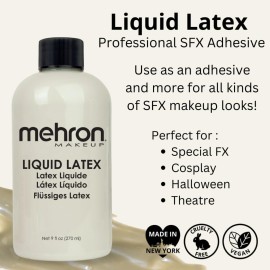 Mehron Makeup Liquid Latex (9 oz) (Zombie Flesh) Mehron Makeup Liquid Latex (9 oz) (Zombie Flesh)