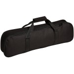 WE Games Black Tournament Chess Bag, Durable Carrying Case for Roll Up Chess Sets, Fits 20 inch Roll Up Chessboard & 34 Chessmen, Lightweight Board Game Bag for Travel