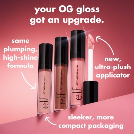 e.l.f. Lip Plumping Gloss, Hydrating, Nourishing, Invigorating, High-Shine, Plumps, Volumizes, Cools, Soothes, Shimmer, Pink Cosmo 8 Ounce 0.09 Fl Oz e.l.f. Lip Plumping Gloss, Hydrating, Nourishing, Invigorating, High-Shine, Plumps, Volumizes, Cools, Soothes, Shimmer, Pink Cosmo 8 Ounce 0.09 Fl Oz
