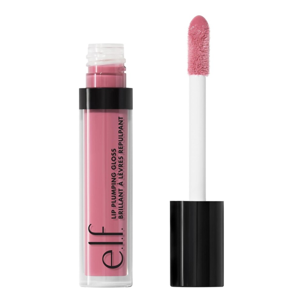 e.l.f. Lip Plumping Gloss, Hydrating, Nourishing, Invigorating, High-Shine, Plumps, Volumizes, Cools, Soothes, Sparkling Ros, Shimmer, 0.09 Oz e.l.f. Lip Plumping Gloss, Hydrating, Nourishing, Invigorating, High-Shine, Plumps, Volumizes, Cools, Soothes, Sparkling Ros, Shimmer, 0.09 Oz