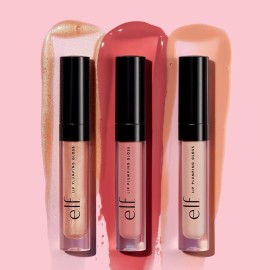 e.l.f. Lip Plumping Gloss, Hydrating, Nourishing, Invigorating, High-Shine, Plumps, Volumizes, Cools, Soothes, Sparkling Ros, Shimmer, 0.09 Oz e.l.f. Lip Plumping Gloss, Hydrating, Nourishing, Invigorating, High-Shine, Plumps, Volumizes, Cools, Soothes, Sparkling Ros, Shimmer, 0.09 Oz