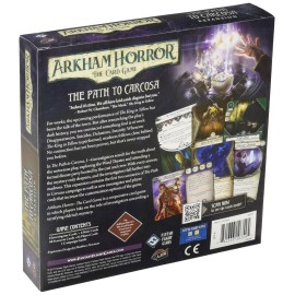 Fantasy Flight Games Arkham Horror The Card Game Path to Carcosa Deluxe EXPANSION - Uncover Madness and Mystery! Cooperative Living Card Game, Ages 14+, 1-4 Players, 1-2 Hour Playtime