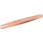 Tweezerman Stainless Steel Slant Tweezer - Eyebrow Tweezers for Women and Men (Rose Gold)