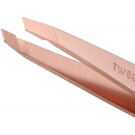 Tweezerman Stainless Steel Slant Tweezer - Eyebrow Tweezers for Women and Men (Rose Gold) Tweezerman Stainless Steel Slant Tweezer - Eyebrow Tweezers for Women and Men (Rose Gold)