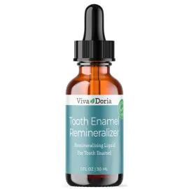 Viva Doria Tooth Enamel Remineralizing Liquid, Protects Tooth Enamel and Helps Keep Gum Healthy 1 fl oz