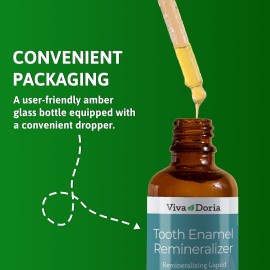 Viva Doria Tooth Enamel Remineralizing Liquid, Protects Tooth Enamel and Helps Keep Gum Healthy 1 fl oz Viva Doria Tooth Enamel Remineralizing Liquid, Protects Tooth Enamel and Helps Keep Gum Healthy 1 fl oz