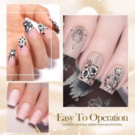 Born Pretty Nail Art Stamping Polish White Black Manicure Image Stamp Polish Set Print Polish Varnish 2 Bottles Born Pretty Nail Art Stamping Polish White Black Manicure Image Stamp Polish Set Print Polish Varnish 2 Bottles