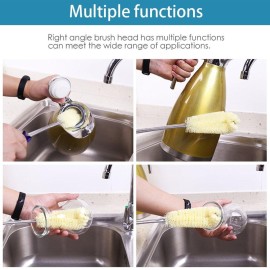 Long Bottle Brush Cleaner -16 Bottle Cleaning Brush Flexional Water Bottle Cleaner Washer Tool for Water Bottles,Cup,Tumblers or Wine Stemware Long Bottle Brush Cleaner -16 Bottle Cleaning Brush Flexional Water Bottle Cleaner Washer Tool for Water Bottles,Cup,Tumblers or Wine Stemware