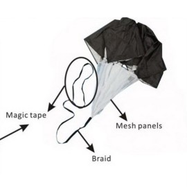 EastyGold Running Speed Chute Resistance Parachute 56 inch Powerchute Umbrella Training Sprint Power Soccer Trainer for Runner, Football, Soccer Drilling EastyGold Running Speed Chute Resistance Parachute 56 inch Powerchute Umbrella Training Sprint Power Soccer Trainer for Runner, Football, Soccer Drilling