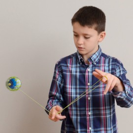 Yoyo Ball Automatic Return Yoyo, Assorted Colors and Patterns, Never Needs rewinding, New Twist on Old Fun, Enhances Motor Skills and Hand-Eye Coordination, Grows with Skill Level