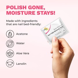 Diamond Wipes Nail Polish Remover Wipes with Aloe Vera, Acetone Nail Polish Remover Pads, 50 Individually Wrapped Nail Polish Wipes Diamond Wipes Nail Polish Remover Wipes with Aloe Vera, Acetone Nail Polish Remover Pads, 50 Individually Wrapped Nail Polish Wipes