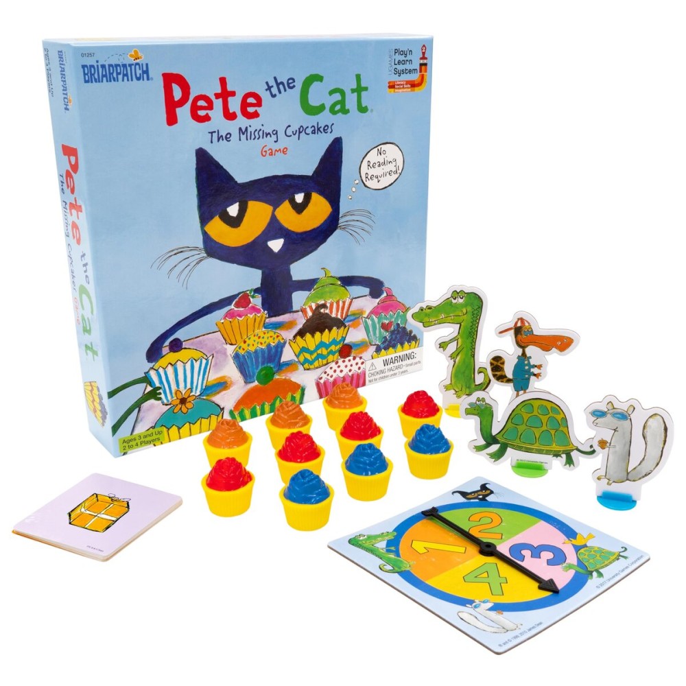 Briarpatch Pete the Cat The Missing Cupcakes Game, Fans of Pete the Cat Books, Ages 3+ Briarpatch Pete the Cat The Missing Cupcakes Game, Fans of Pete the Cat Books, Ages 3+