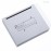 Makeup Mirror with Facial Oil Blotting Paper Sheets - Green Tea 100 Counts, Silver Compact Folding Cosmetic Travel Mirror