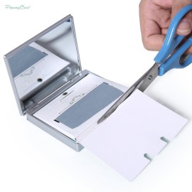 Makeup Mirror with Facial Oil Blotting Paper Sheets - Bamboo Charcoal 100 Counts, Silver Compact Folding Cosmetic Travel Mirror Makeup Mirror with Facial Oil Blotting Paper Sheets - Bamboo Charcoal 100 Counts, Silver Compact Folding Cosmetic Travel Mirror