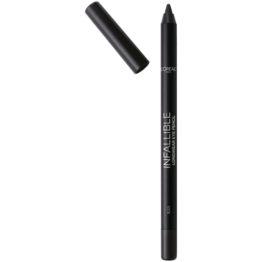 L\'Oreal Paris Cosmetics Infallible Pro-Last Waterproof Pencil Eyeliner, Black, 0.042 Ounce,1 Count L\'Oreal Paris Cosmetics Infallible Pro-Last Waterproof Pencil Eyeliner, Black, 0.042 Ounce,1 Count