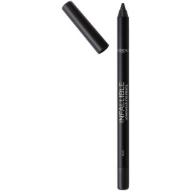 L\'Oreal Paris Cosmetics Infallible Pro-Last Waterproof Pencil Eyeliner, Black, 0.042 Ounce,1 Count L\'Oreal Paris Cosmetics Infallible Pro-Last Waterproof Pencil Eyeliner, Black, 0.042 Ounce,1 Count
