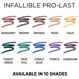 L\'Oreal Paris Cosmetics Infallible Pro-Last Waterproof Pencil Eyeliner, Black, 0.042 Ounce,1 Count L\'Oreal Paris Cosmetics Infallible Pro-Last Waterproof Pencil Eyeliner, Black, 0.042 Ounce,1 Count