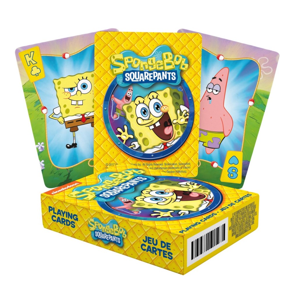 AQUARIUS SpongeBob Playing Cards - SpongeBob SquarePants Themed Deck of Cards for Your Favorite Card Games - Officially Licensed SpongeBob Merchandise & Collectibles