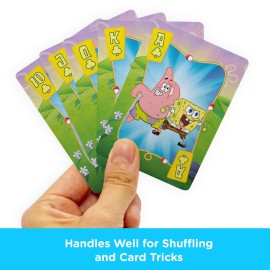 AQUARIUS SpongeBob Playing Cards - SpongeBob SquarePants Themed Deck of Cards for Your Favorite Card Games - Officially Licensed SpongeBob Merchandise & Collectibles