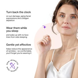 BLUMBODY Chest Wrinkle Pads - Anti-Wrinkle Silicone Patches Skin Firming & Smoothing - Reusable Overnight Chest Pads - Anti-Aging Crepe Erase Pads - Neck & Dcollet (1-Month Supply)