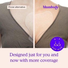 BLUMBODY Chest Wrinkle Pads - Anti-Wrinkle Silicone Patches Skin Firming & Smoothing - Reusable Overnight Chest Pads - Anti-Aging Crepe Erase Pads - Neck & Dcollet (1-Month Supply)