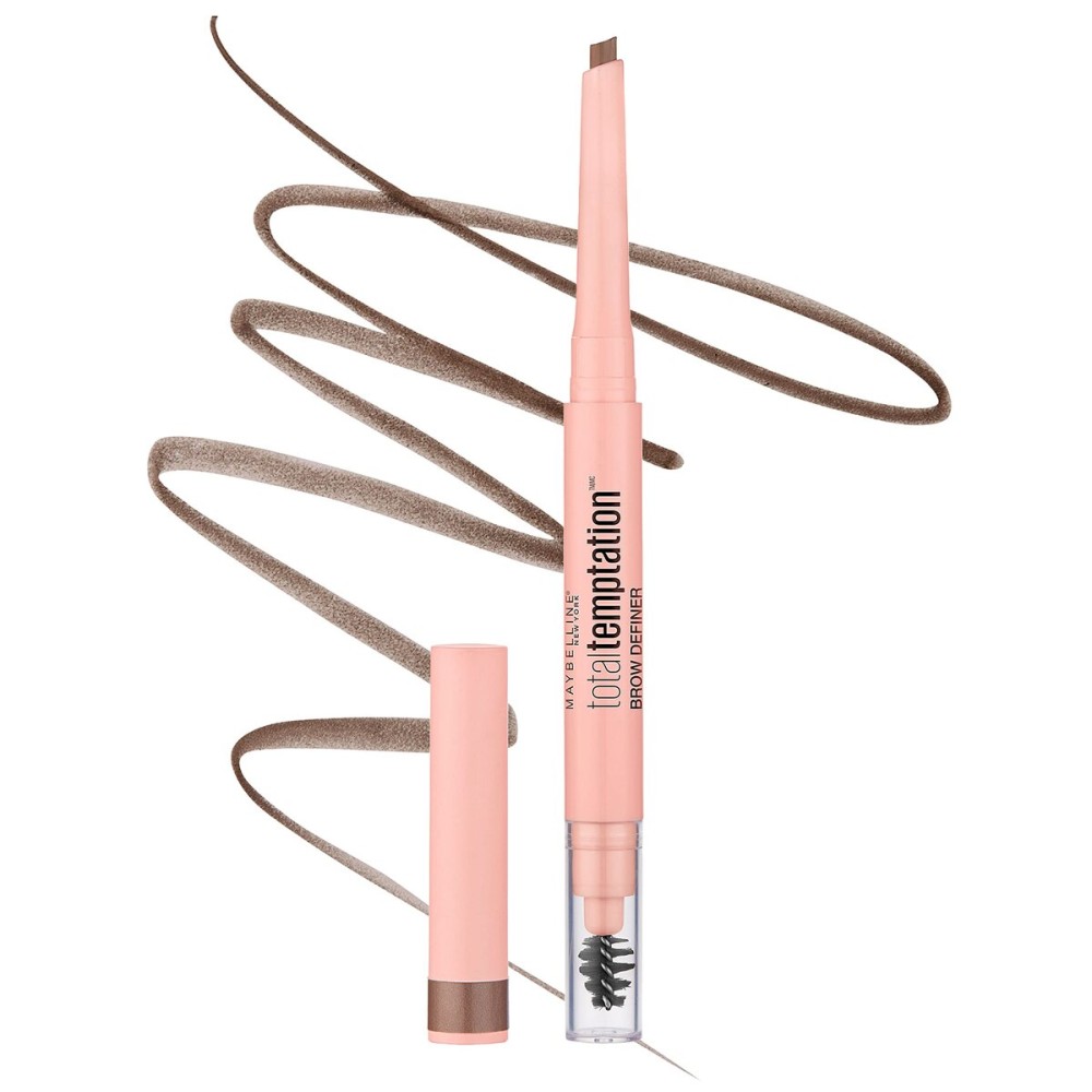Maybelline Total Temptation Eyebrow Definer Pencil, Soft Brown, 1 Count Maybelline Total Temptation Eyebrow Definer Pencil, Soft Brown, 1 Count