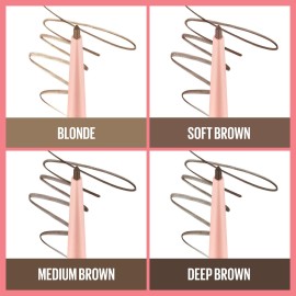 Maybelline Total Temptation Eyebrow Definer Pencil, Soft Brown, 1 Count Maybelline Total Temptation Eyebrow Definer Pencil, Soft Brown, 1 Count