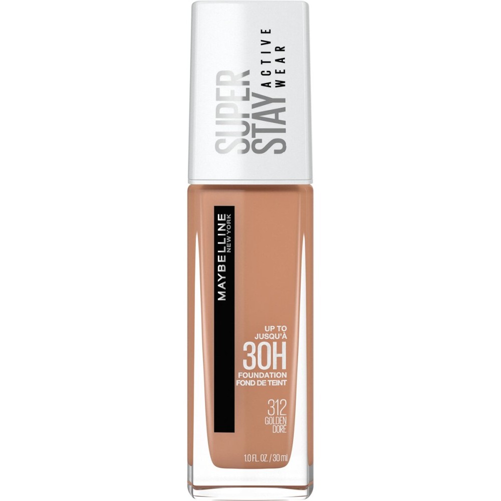 Maybelline Super Stay Full Coverage Liquid Foundation Active Wear Makeup, Up to 30Hr Wear, Transfer, Sweat & Water Resistant, Matte Finish, Golden, 1 Count Maybelline Super Stay Full Coverage Liquid Foundation Active Wear Makeup, Up to 30Hr Wear, Transfer, Sweat & Water Resistant, Matte Finish, Golden, 1 Count
