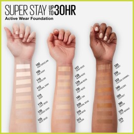 Maybelline Super Stay Full Coverage Liquid Foundation Active Wear Makeup, Up to 30Hr Wear, Transfer, Sweat & Water Resistant, Matte Finish, Golden, 1 Count Maybelline Super Stay Full Coverage Liquid Foundation Active Wear Makeup, Up to 30Hr Wear, Transfer, Sweat & Water Resistant, Matte Finish, Golden, 1 Count