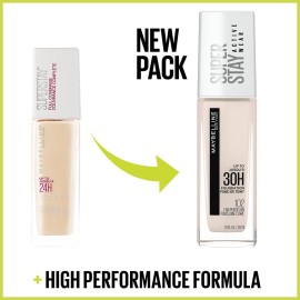 Maybelline Super Stay Full Coverage Liquid Foundation Active Wear Makeup, Up to 30Hr Wear, Transfer, Sweat & Water Resistant, Matte Finish, Golden, 1 Count Maybelline Super Stay Full Coverage Liquid Foundation Active Wear Makeup, Up to 30Hr Wear, Transfer, Sweat & Water Resistant, Matte Finish, Golden, 1 Count