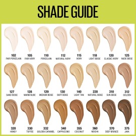 Maybelline Super Stay Full Coverage Liquid Foundation Active Wear Makeup, Up to 30Hr Wear, Transfer, Sweat & Water Resistant, Matte Finish, Golden, 1 Count Maybelline Super Stay Full Coverage Liquid Foundation Active Wear Makeup, Up to 30Hr Wear, Transfer, Sweat & Water Resistant, Matte Finish, Golden, 1 Count