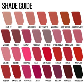 Maybelline Super Stay Matte Ink Liquid Lipstick Makeup, Long Lasting High Impact Color, Up to 16H Wear, Seductress, Light Rosey Nude, 1 Count Maybelline Super Stay Matte Ink Liquid Lipstick Makeup, Long Lasting High Impact Color, Up to 16H Wear, Seductress, Light Rosey Nude, 1 Count