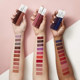 Maybelline Super Stay Matte Ink Liquid Lipstick Makeup, Long Lasting High Impact Color, Up to 16H Wear, Seductress, Light Rosey Nude, 1 Count Maybelline Super Stay Matte Ink Liquid Lipstick Makeup, Long Lasting High Impact Color, Up to 16H Wear, Seductress, Light Rosey Nude, 1 Count