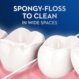 Oral-B Dental Floss for Braces, Super Floss Pre-Cut Strands, Mint, 50 Count, Pack of 2 Oral-B Dental Floss for Braces, Super Floss Pre-Cut Strands, Mint, 50 Count, Pack of 2