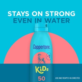 Coppertone Sunscreen Spray SPF 50, Broad Spectrum, Water Resistant for Kids, 1 Pediatrician Recommended Brand, 5.5 Ounce (Pack of 2) Coppertone Sunscreen Spray SPF 50, Broad Spectrum, Water Resistant for Kids, 1 Pediatrician Recommended Brand, 5.5 Ounce (Pack of 2)