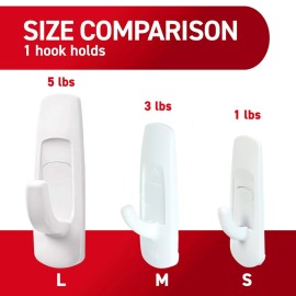 Command Large Utility Hooks, 7-Hooks, 12-Strips, Organize Damage-Free Command Large Utility Hooks, 7-Hooks, 12-Strips, Organize Damage-Free