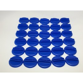 Baseball Card Stand Holder for Trading Cards, Place Cards, Business Cards, Football Cards, Basketball Cards, Hockey Cards, and Board Game Cards: Display 30 Cards with Blue Round Card Stands Baseball Card Stand Holder for Trading Cards, Place Cards, Business Cards, Football Cards, Basketball Cards, Hockey Cards, and Board Game Cards: Display 30 Cards with Blue Round Card Stands