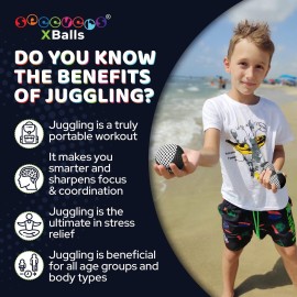 speevers Juggling Balls for Beginners and Professionals Set of 3, Juggling Bean Bags 14 Colors Available, 2 Layers of Net and Carry Case, Original Xballs Juggling Balls (Black - White, 4.2 oz) speevers Juggling Balls for Beginners and Professionals Set of 3, Juggling Bean Bags 14 Colors Available, 2 Layers of Net and Carry Case, Original Xballs Juggling Balls (Black - White, 4.2 oz)