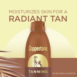 Coppertone Tanning Sunscreen Spray with Broad Spectrum SPF 15, Water Resistant Spray Sunscreen, Lightweight and Non-Greasy, 5.5 Oz Coppertone Tanning Sunscreen Spray with Broad Spectrum SPF 15, Water Resistant Spray Sunscreen, Lightweight and Non-Greasy, 5.5 Oz