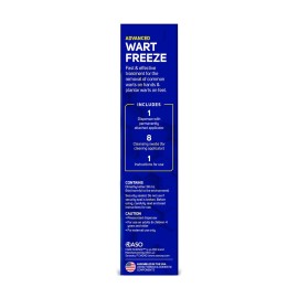Care Science Wart Remover Freeze, 8 Applications | 1-Step Wart Removal for Common Warts on Hands, Elbows, Knees, and Feet Care Science Wart Remover Freeze, 8 Applications | 1-Step Wart Removal for Common Warts on Hands, Elbows, Knees, and Feet