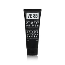 VERB Ghost Primer Heat Protectant, 4 fl oz - Infused with Moringa Oil - Frizz Control Styling Cream - Vegan, No Parabens or Harmful Sulfates