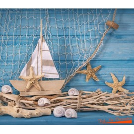 Natural Fish Net Party Decorations for Pirate Party, Hawaiian Party, Nautical Themed Cotton Fishnet Party Accessory