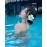 Love Sweety 2pc Hawaiian Plumeria Hair Clips Delicate Dew Galsang Flower Barrettes for Beach Party(White)