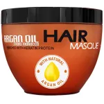 Moroccan Argan Oil Hair Mask - Sulfate Free, Anti Frizz Hydrating Care for Women and Men - Deep Moisturizing Conditioner Treatment for Color Treated, Curly, Damaged, Frizzy and Dry Hair
