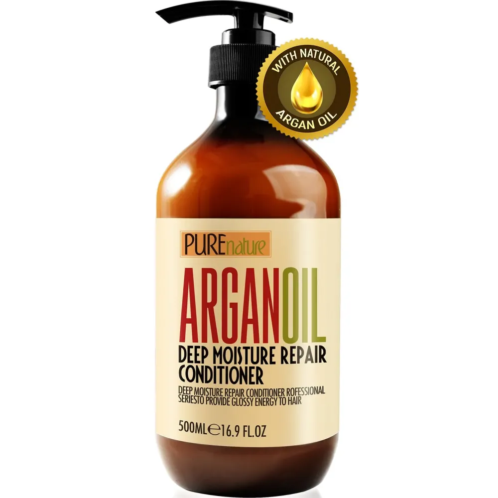 Moroccan Argan Oil Conditioner - Sulfate Free Products for Women and Men - Deep Moisturizing for Dry, Curly, Colored, Damaged Hair - Hydrating Repair, Salon Grade Formula for All Hair Types