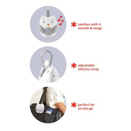 Skip Hop Portable Baby Sound Machine, Stroll & Go, Owl Skip Hop Portable Baby Sound Machine, Stroll & Go, Owl