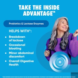 Digestive Advantage Lactose Defense Capsules (96 Count In A Box), Helps Breaks Down Lactose and Defend Against Digestive Upset, Supports Digestive and Immune Health, CFUs Digestive Advantage Lactose Defense Capsules (96 Count In A Box), Helps Breaks Down Lactose and Defend Against Digestive Upset, Supports Digestive and Immune Health, CFUs