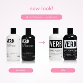 VERB Ghost Conditioner, 32 fl oz- Infused with Moringa Oil -Moisturizes Fine and Weighed Down Hair - Vegan, No Parabens or Harmful Sulfates VERB Ghost Conditioner, 32 fl oz- Infused with Moringa Oil -Moisturizes Fine and Weighed Down Hair - Vegan, No Parabens or Harmful Sulfates