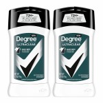 Degree Men UltraClear Antiperspirant Deodorant Black+White 2 Count 72-Hour Sweat & Odor Protection Antiperspirant For Men With MotionSense Technology 2.7 oz