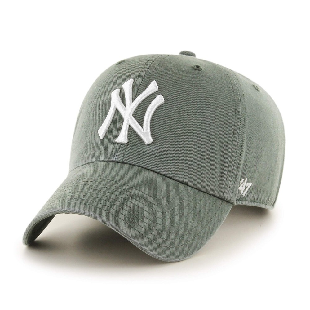 \'47 New York Yankees Adjustable Cap Clean Up MLB, Green (Moss Green), 55-62 \'47 New York Yankees Adjustable Cap Clean Up MLB, Green (Moss Green), 55-62